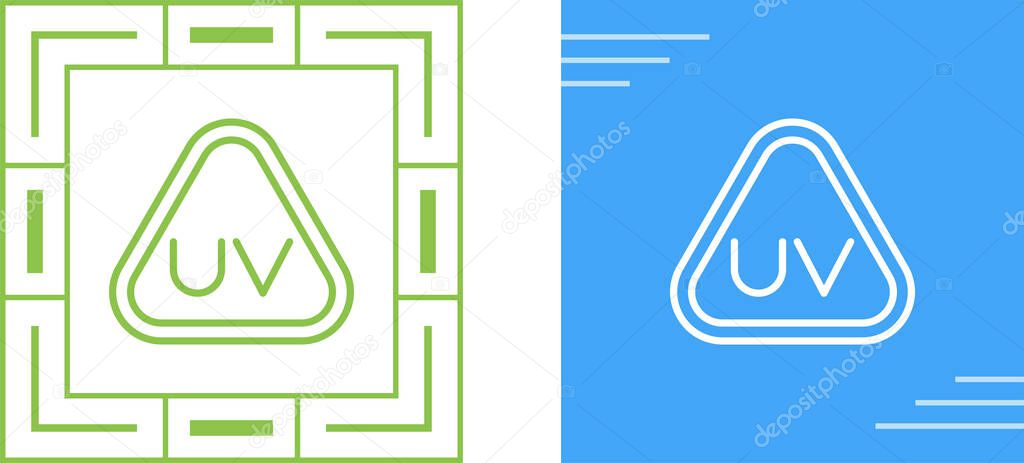 Ultraviolet Rays icon set vector illustration