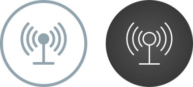 WI-FI and wireless icon. Wi-fi signal collection. Remote internet access collection. Internet Connection symbol.