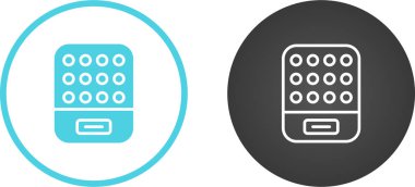 El ısıtıcıları web simgesi vektör illüstrasyonu