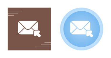 satır zarfı simgeleri beyaz arkaplanda izole edildi.