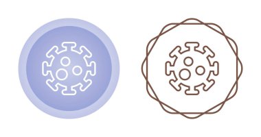 Coronavirüs simgeleri ayarlandı, vektör illüstrasyonu
