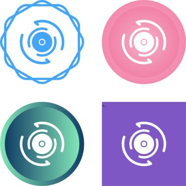 spin simgesi vektör illüstrasyon tasarımı