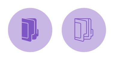 dizin simgeleri ayarlandı, vektör illüstrasyonu basit tasarım