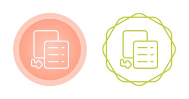 kopyalama simgeleri beyaz arkaplanda izole edildi. 