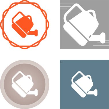 Beyaz arkaplanda izole edilmiş su kutusu simgeleri kümesi, vektör illüstrasyonu 