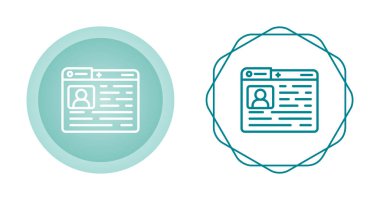 Beyaz arkaplanda basit simgeler. web sitesi kullanıcı arayüzü profilleri