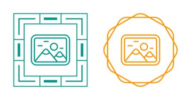 resim simgeleri, vektör illüstrasyonu