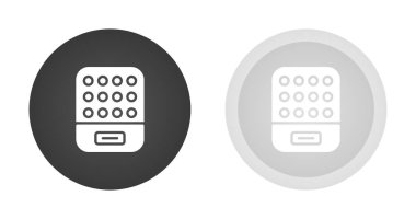 El ısıtıcıları web simgesi vektör illüstrasyonu