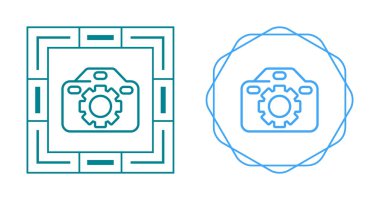 Kamera Icons set, vektör çizim 