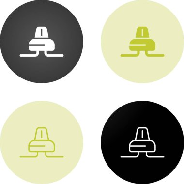 Kablo fındık simgeleri koleksiyonunun web illüstrasyonu