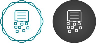 Veri kaybı önleme simgeleri ayarlandı, vektör illüstrasyonu 