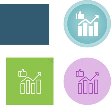 grafik simgesi vektör çizimi 