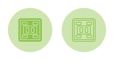 Priz veya soket simgesi vektör çizimi