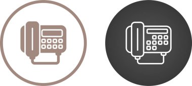 faks simgesi vektör çizimi tasarımı