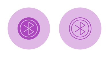 Bluetooth web simge vektör çizim