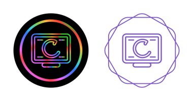 Döndürme simgesi vektör çizimi tasarımı