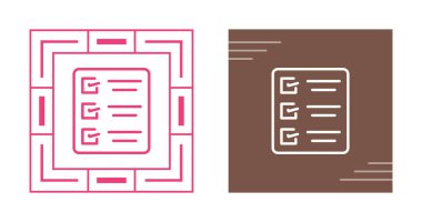 Kalem simgelerine sahip kontrol listesi, vektör illüstrasyonu 