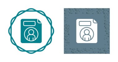 belge simgeleri ayarlandı, vektör illüstrasyonu basit tasarım