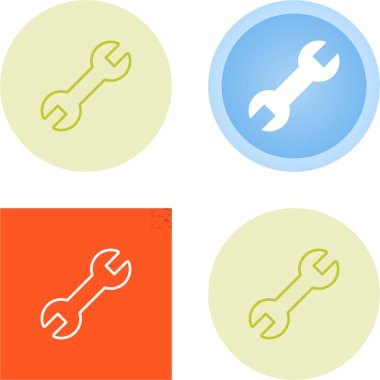 Çizgi anahtarı simgelerini beyaz arkaplanda ayarla, vektör illüstrasyonu 