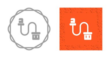 Cable Ferrule simgelerinin vektör illüstrasyonu