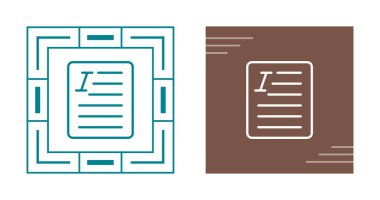 belge simgeleri ayarlandı, vektör illüstrasyonu basit tasarım