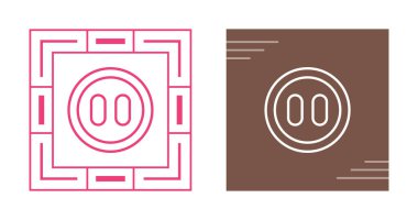 duraklat düğmesi simgeleri ayarlandı, vektör illüstrasyonu