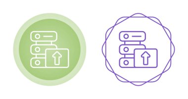 SSH Ev Sahipliği Web simgesi vektör çizimi