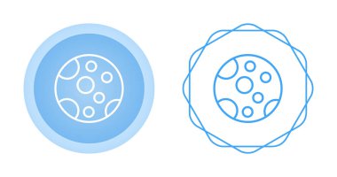 Biyoteknoloji konsepti. yuvarlak hücre simgeleri 