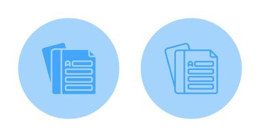 Belgeleri Icons set, vektör çizim