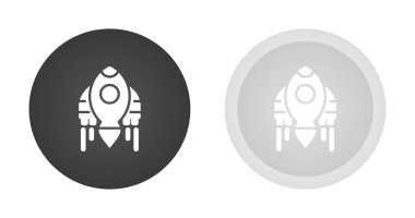 Roketler kümesi, vektör illüstrasyonu 