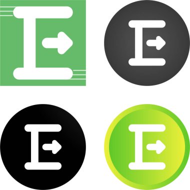 Kaydırma Kuralı simgeleri ayarlandı, vektör illüstrasyonu