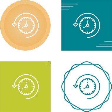 saat, zaman simgeleri vektör illüstrasyonunu ayarlayın 