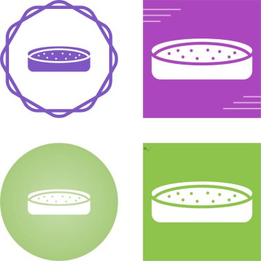 Petri Çanak simgeleri vektör illüstrasyonu 