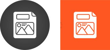 belge simgeleri ayarlandı, vektör illüstrasyonu basit tasarım