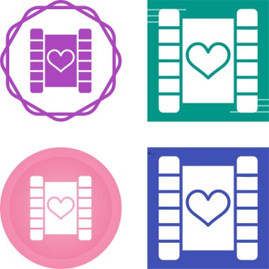 Kalbi kalp, film ya da video çerçevesiyle ayarla 