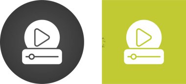 Satır çalma düğmesi vektör çizimini ayarla 