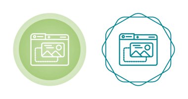 Beyaz arkaplanda dağ manzaralı bilgisayar dizinleri 