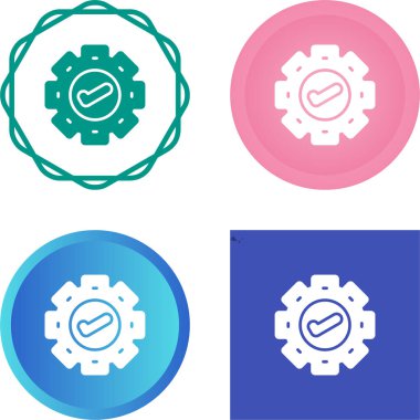 tick web simgesi vektör illüstrasyonu