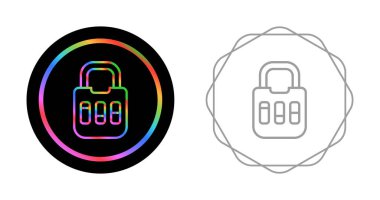 safe lock icons set. web illustration