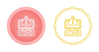 iletişim arızası ikon vektör çizimi tasarımı