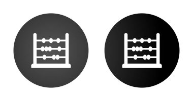 abaküs vektörü simgeleri modern basit tasarım
