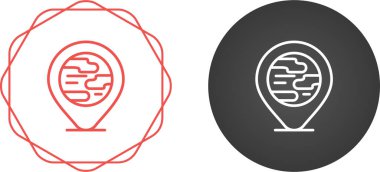 Dünya haritası işaretçisini yer küresi ve konum simgesi, vektör illüstrasyonu ile ayarla 