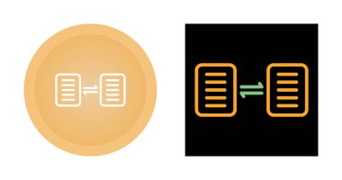 belge simgeleri ayarlandı, vektör illüstrasyonu basit tasarım