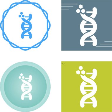 DNA sembolleri ayarlandı, vektör simgeleri    