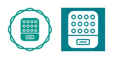 El ısıtıcıları web simgesi vektör illüstrasyonu