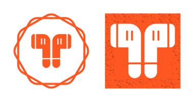 Kulaklıklar. Web simgeleri basit resimleme 