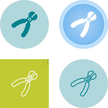 Pense araç simgeleri ayarlandı, vektör illüstrasyonu