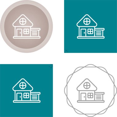 ev simgeler, vektör çizim set