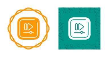 Video Oyuncu Simgeleri, vektör illüstrasyonu