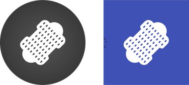 Beyaz arkaplanda izole edilmiş deri parça simgeleri, vektör illüstrasyonu   